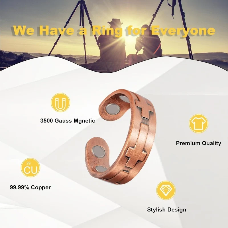 Adjustable Magnetic Wellness Ring