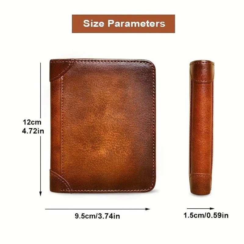 Ultra Slim RFID Leather Bifold