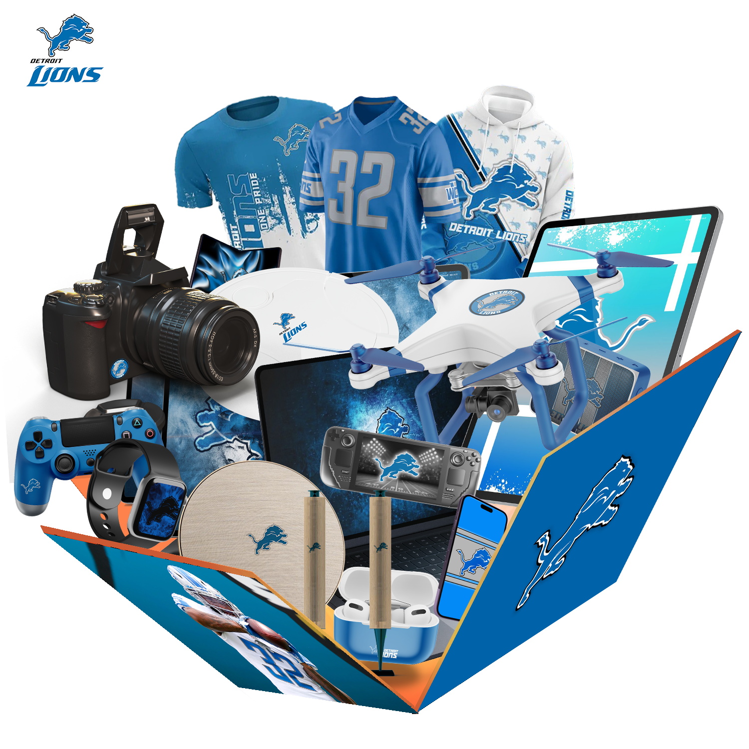 Detroit Lions Fans Box