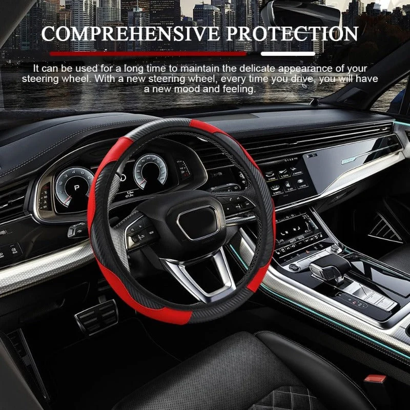 Carbon Fiber Steering Wheel Cover