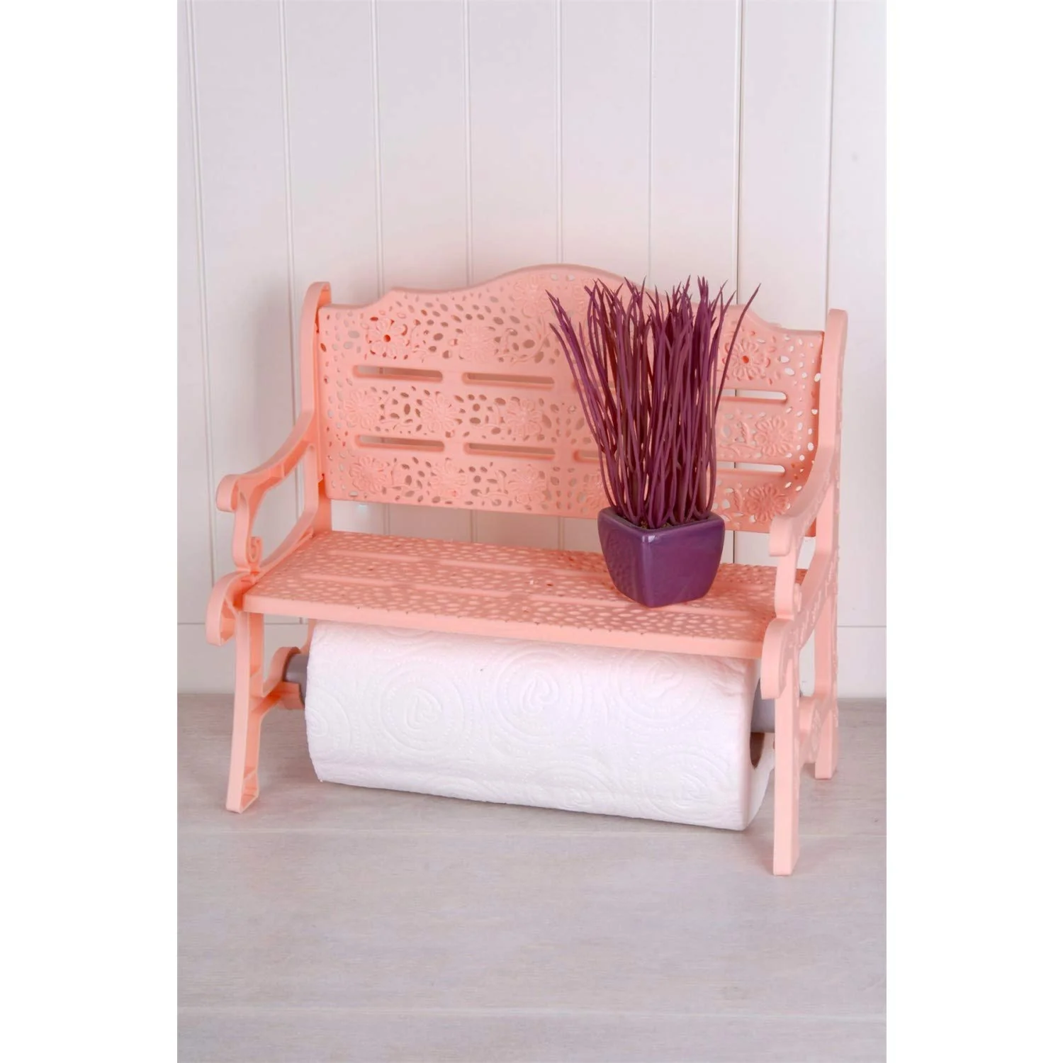 Plastic Multi Purpose Towel Tissue Holder Shelf holder wall/counter
