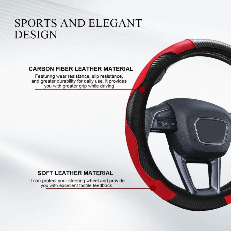 Carbon Fiber Steering Wheel Cover