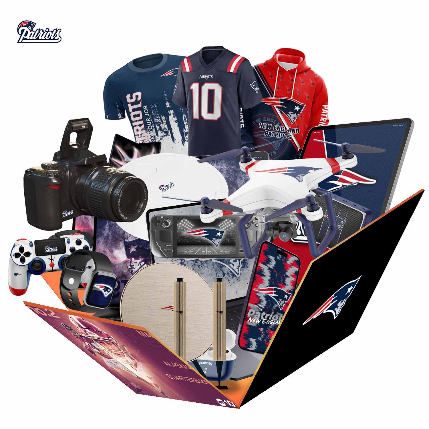 New England Patriots Fans Box