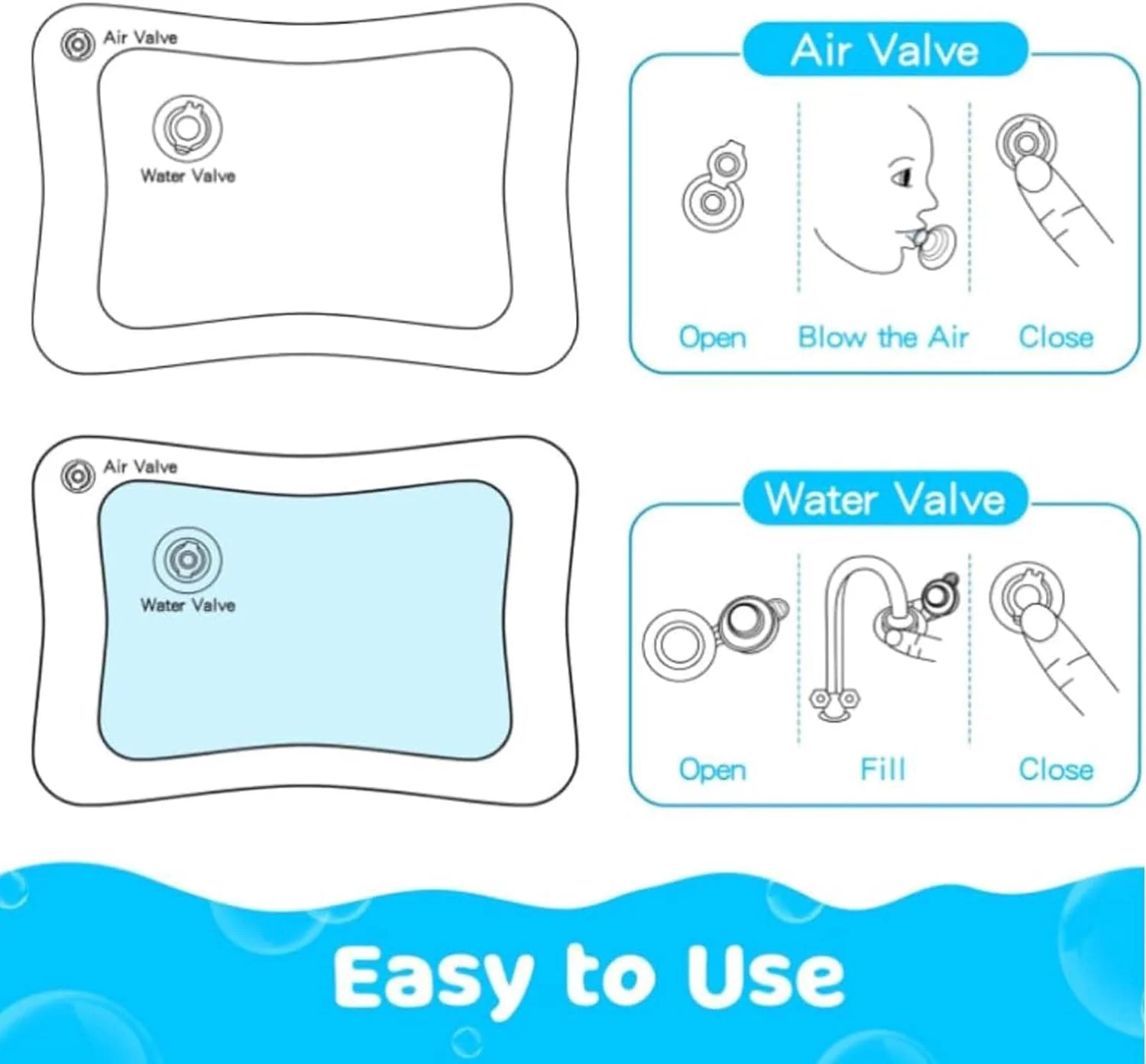 Woyuosn Ocean Breeze Splashland Cooling Water Pad