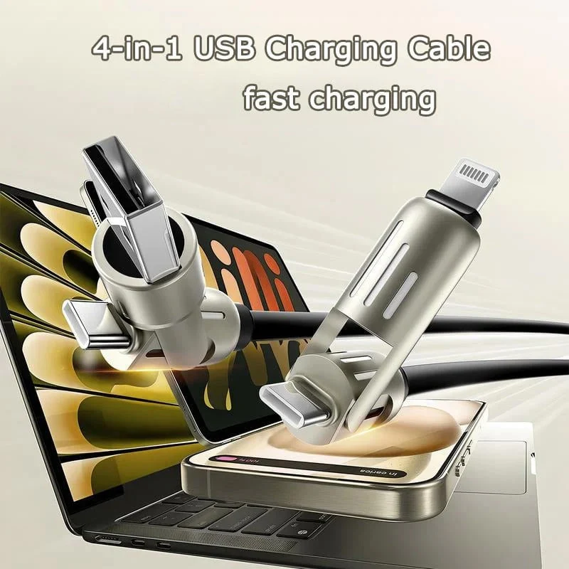 🔥Last Day Buy 3 Free 1 - 4-in-1 USB Charging Cable fast charging 240W
