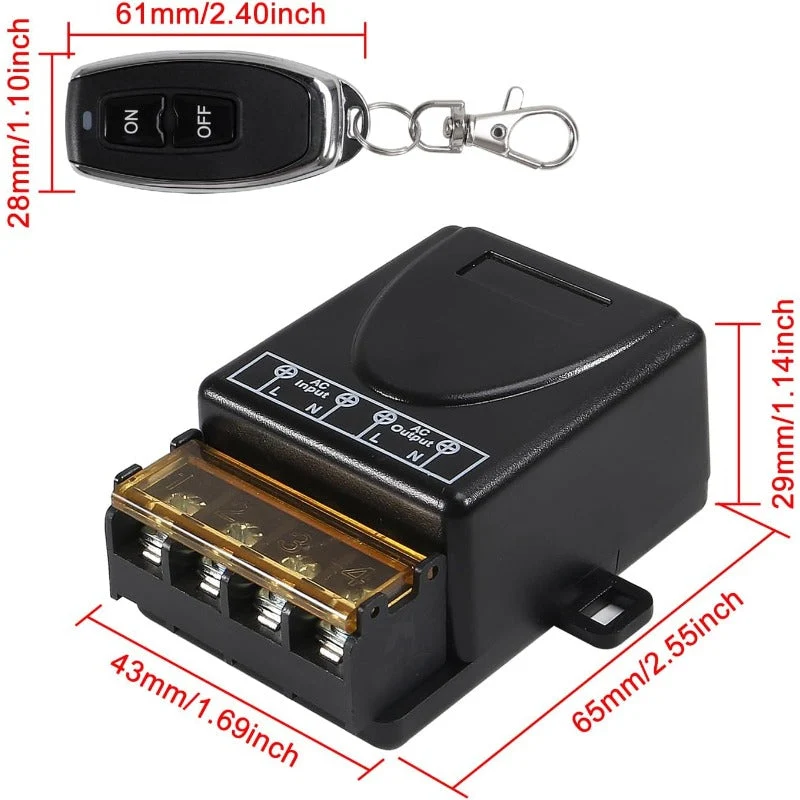 Heavy Duty Wireless Relay Switch