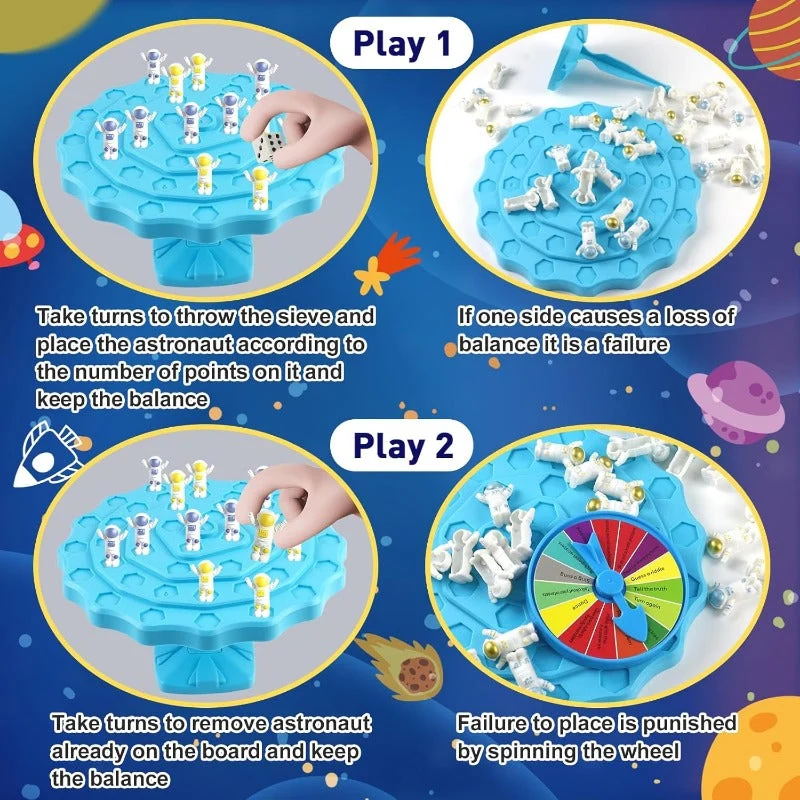 Balance Spaceman Stacking Game – Interactive STEM Toy for Kids & Parents