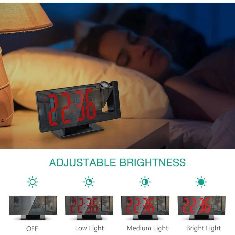 Rotating Ceiling Projection Clock