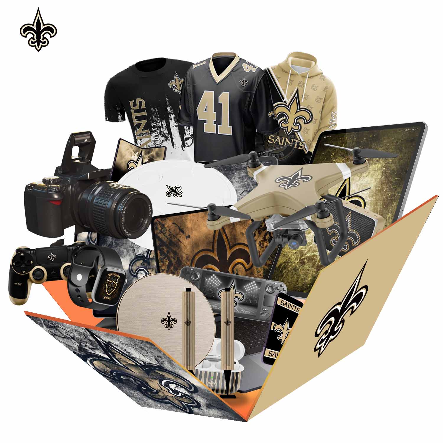 New Orleans Saints Fans Box
