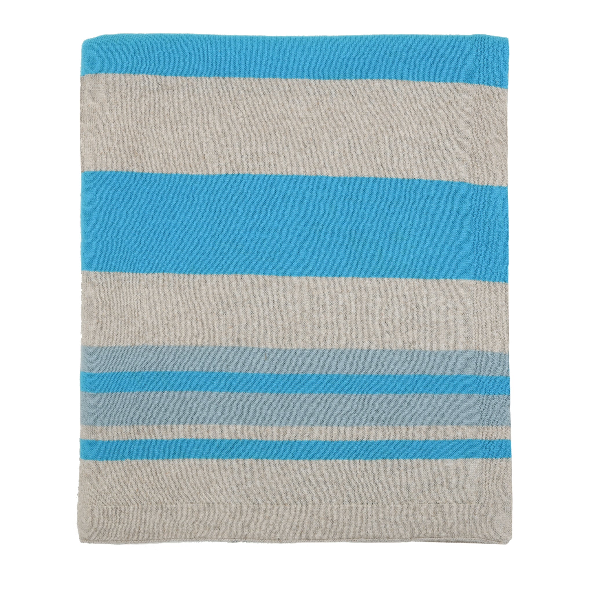 Hopota Ibiza Linen and Cotton Knitted Throw
