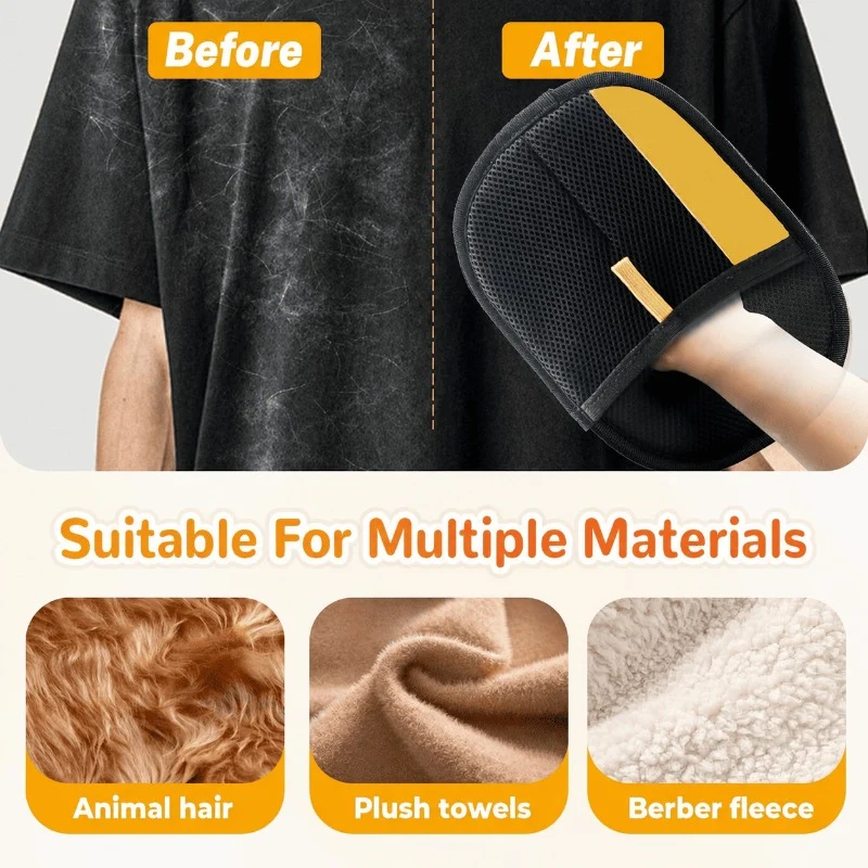 Double-Sided Pet Hair Mitten