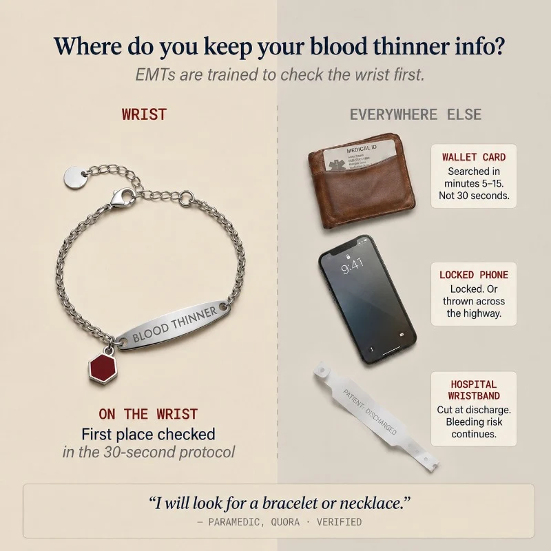 Instant Visibility Medical Bracelet