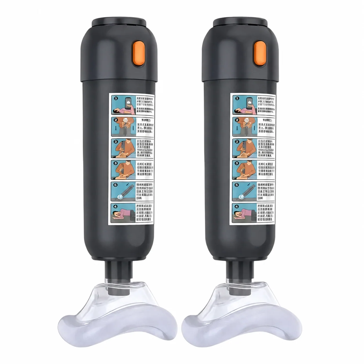 One-Button Anti-Choking Emergency Rescue Kit