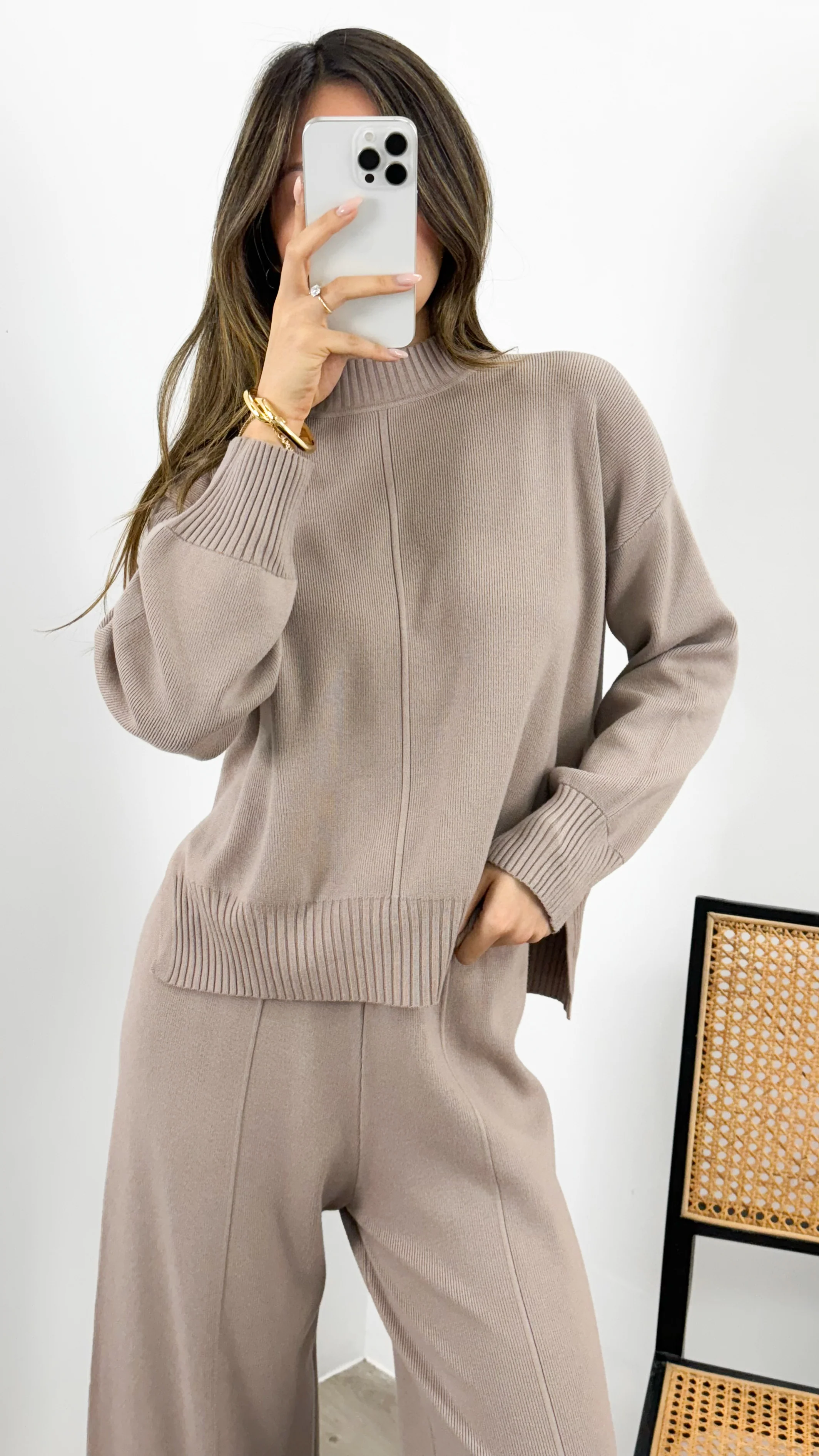 KNIT TOP - MUSHROOM