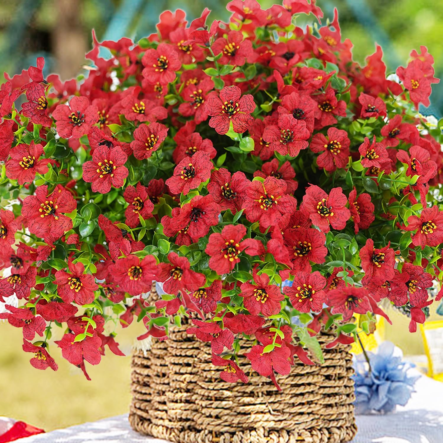 Upgraded High-grade  Material 🌱 Rainproof Lifelike Artificial Flowers With UV-Shield Coating