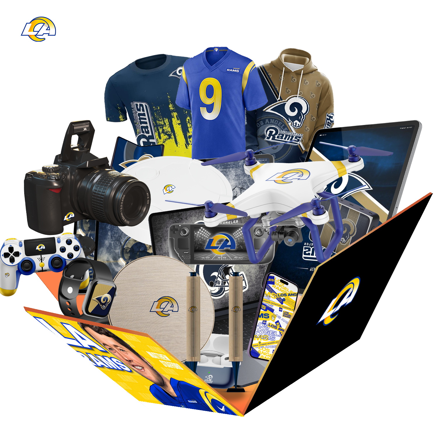 Los Angeles Rams Fans Box