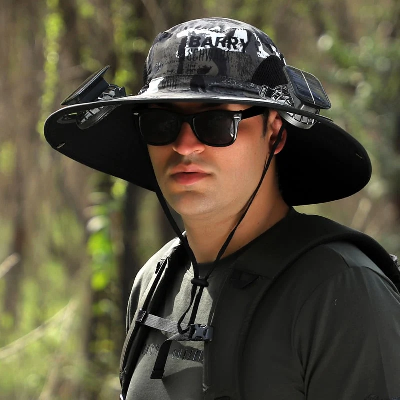 Solar Fan Hat