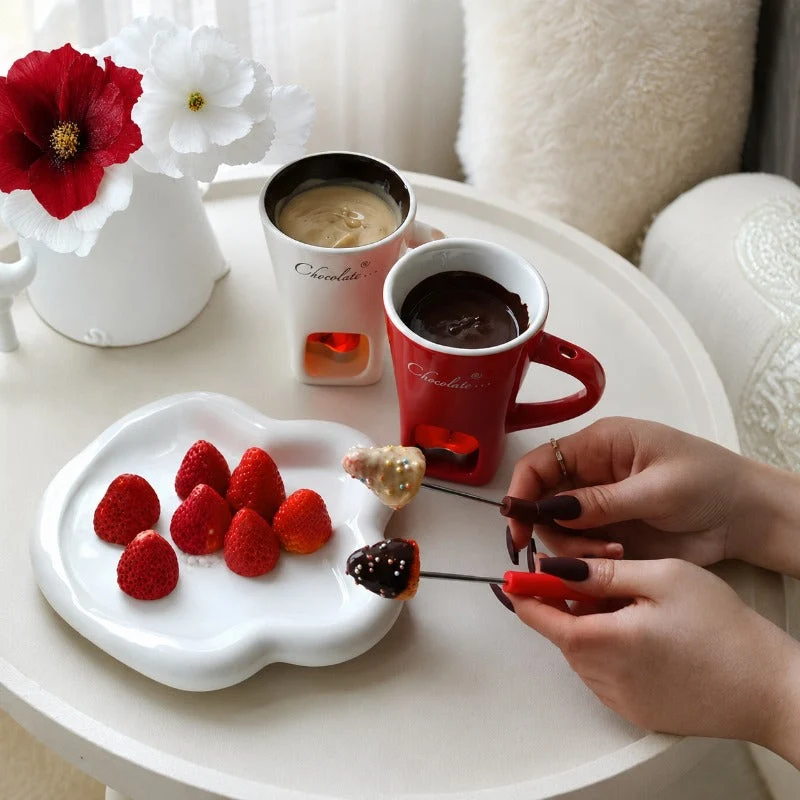 Ceramic Chocolate Fondue Mug