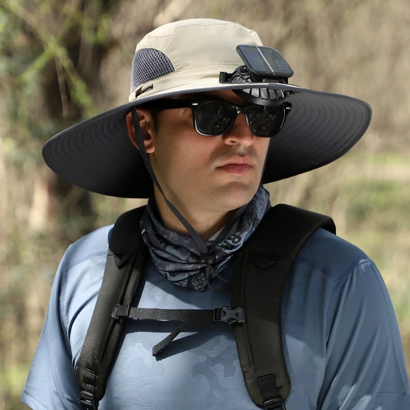 Solar Fan Hat