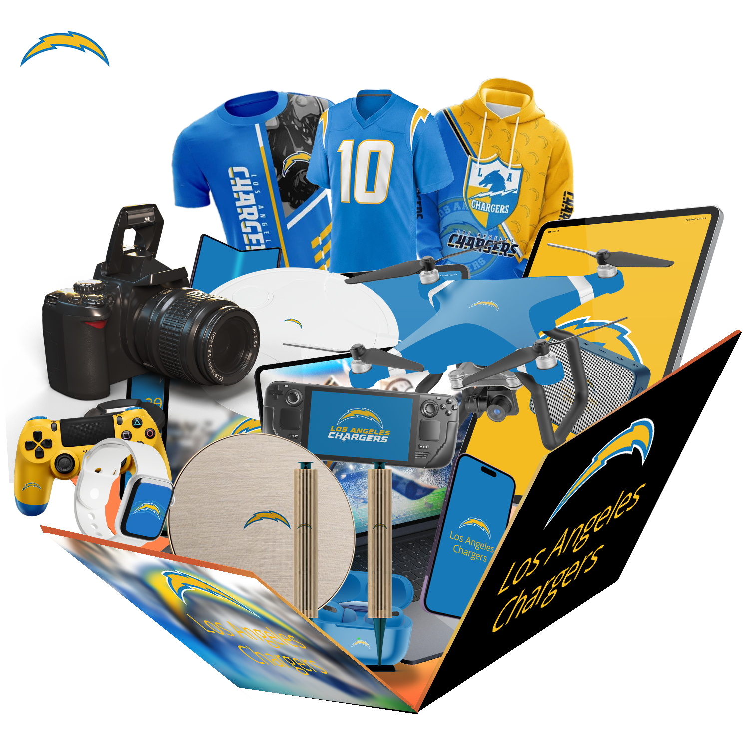 Los Angeles Chargers Fans Box