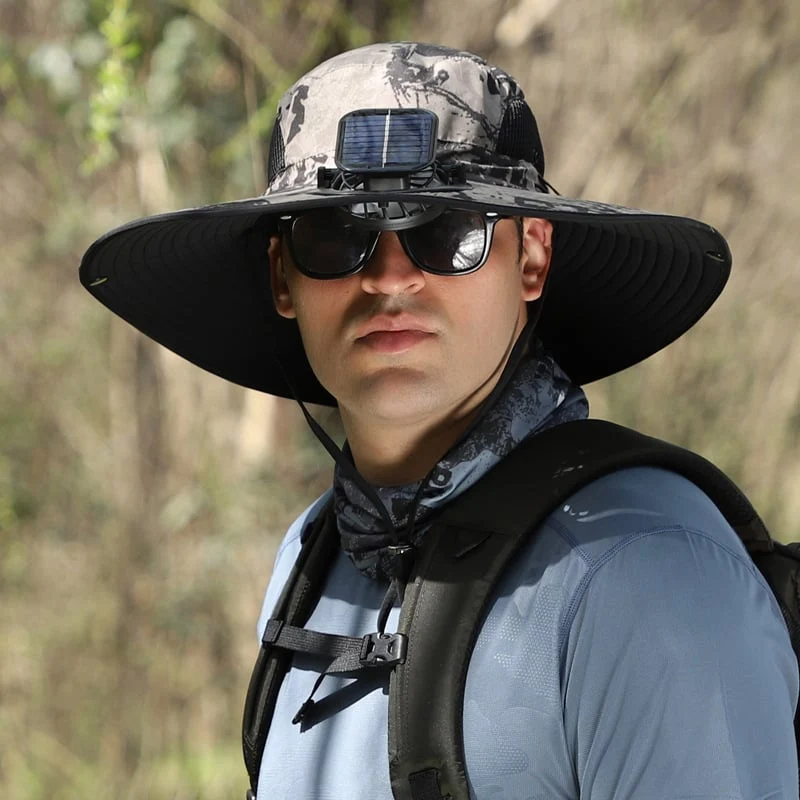 Solar Fan Hat