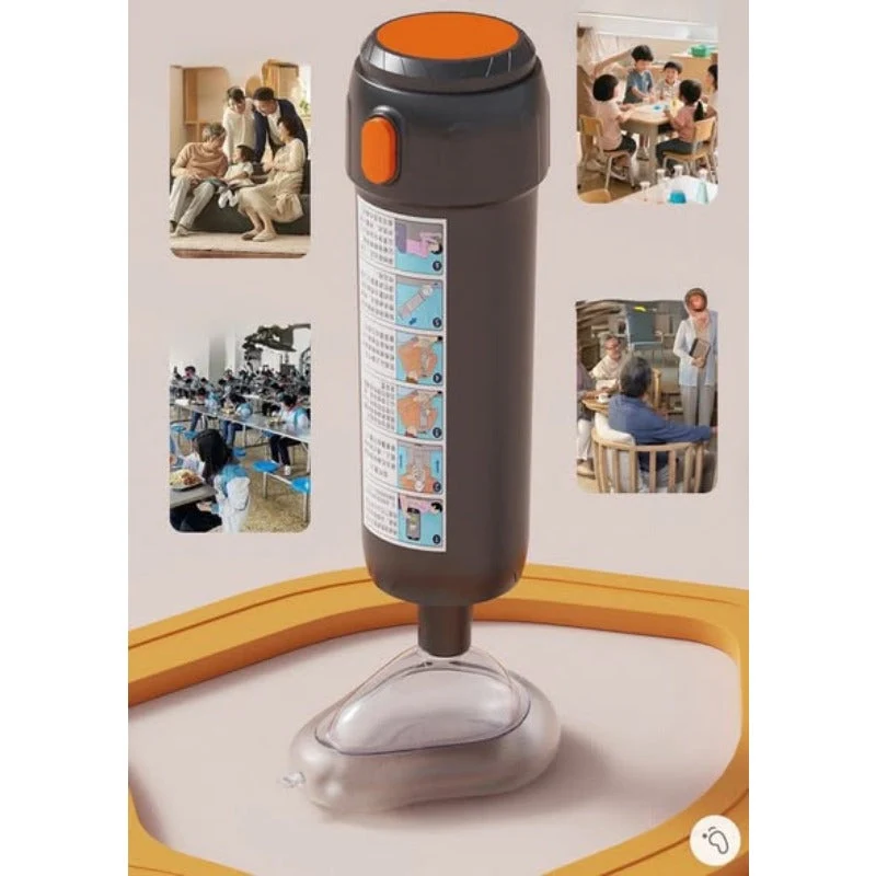 One-Button Anti-Choking Emergency Rescue Kit