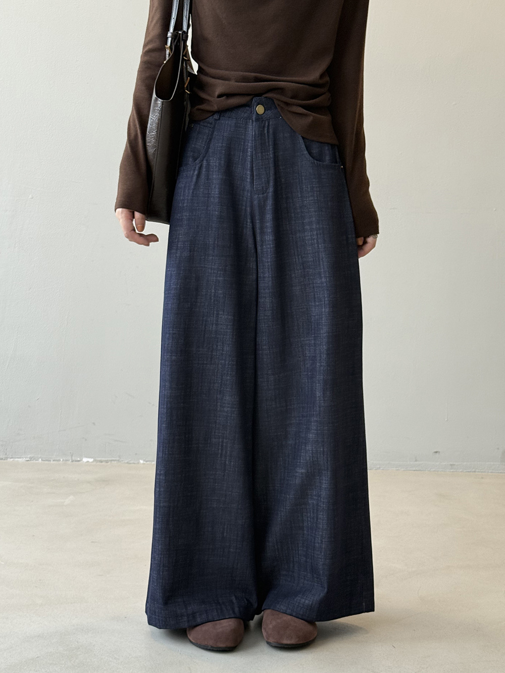 Women’s Loose High Waist Wide Leg Jeans Pants