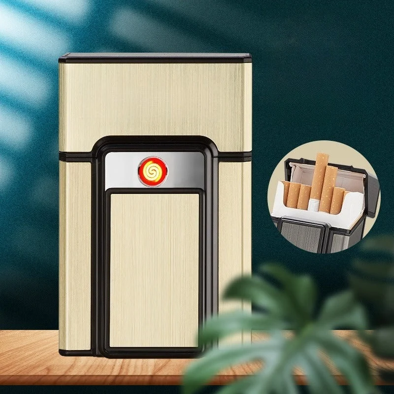 2-in-1 Cigarette Case Lighter