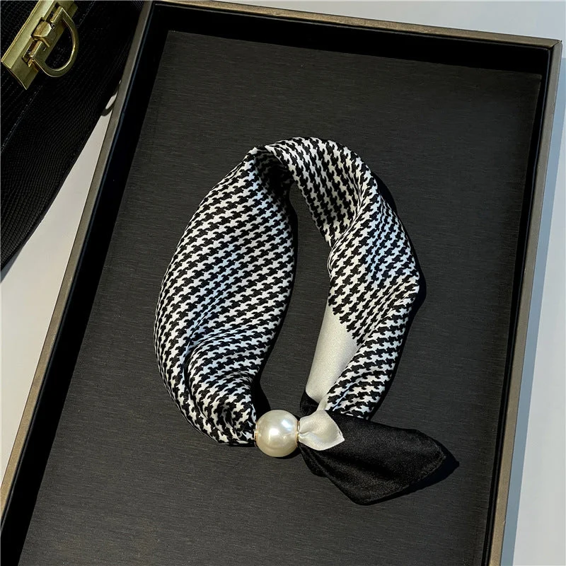 Elegant No-Tie Satin Scarf