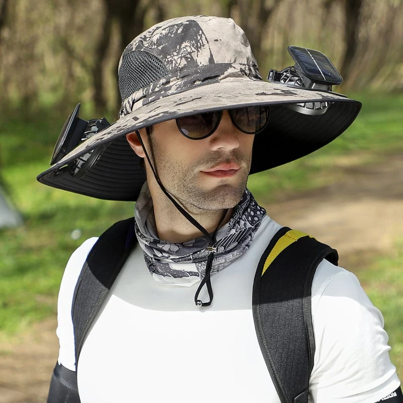 Solar Fan Hat