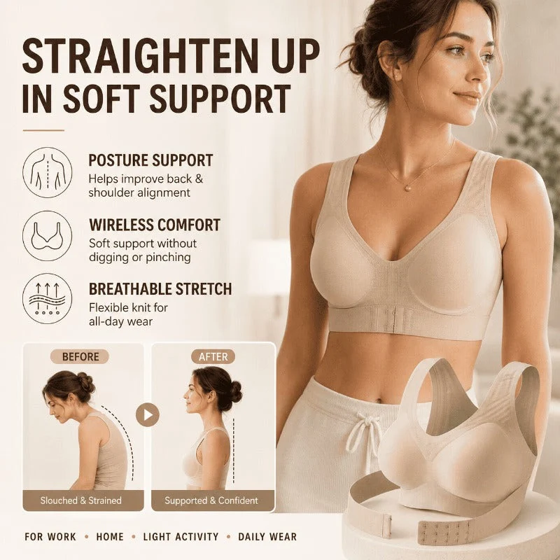 Front-Closure Posture Bra