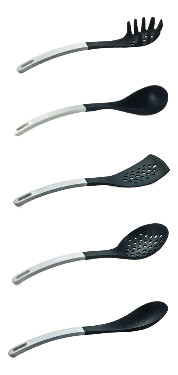 6 Pieces Kitchen Cooking Utensil Set with Stand, Non Stick, Heat-Resistant