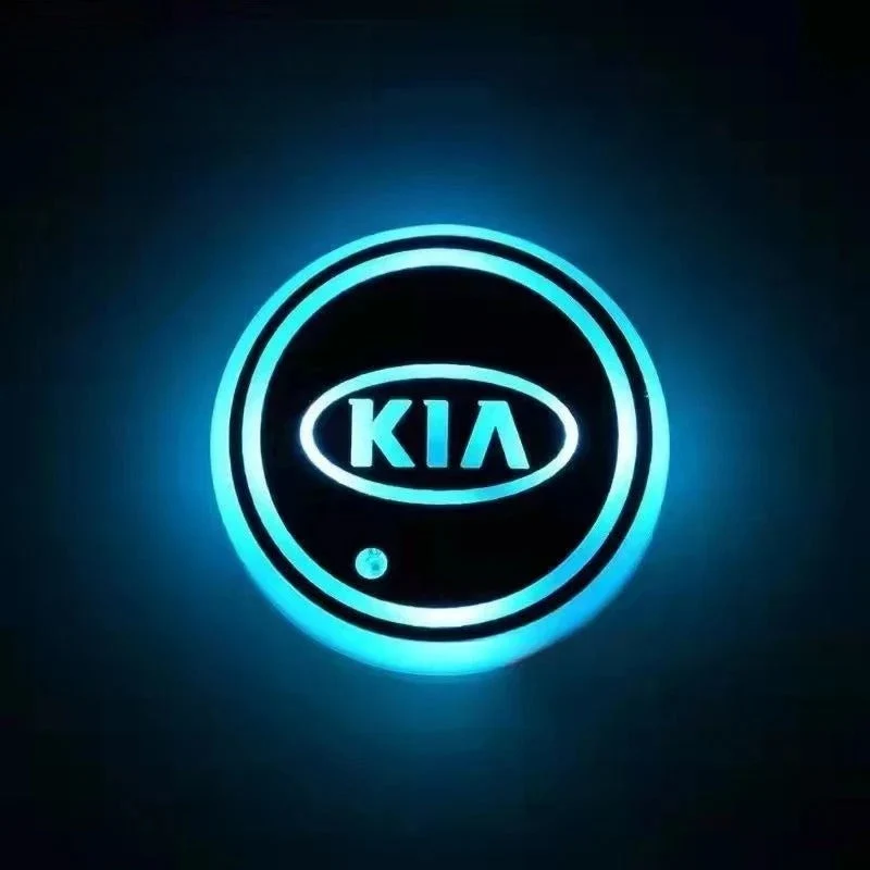 2PCS LED Car Coasters