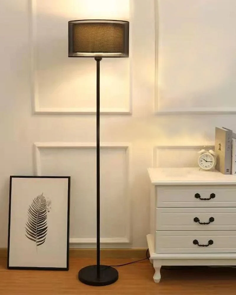 Decorative Modern Design Black Metal Floor Lamp For Home Decor Living Room Decoration