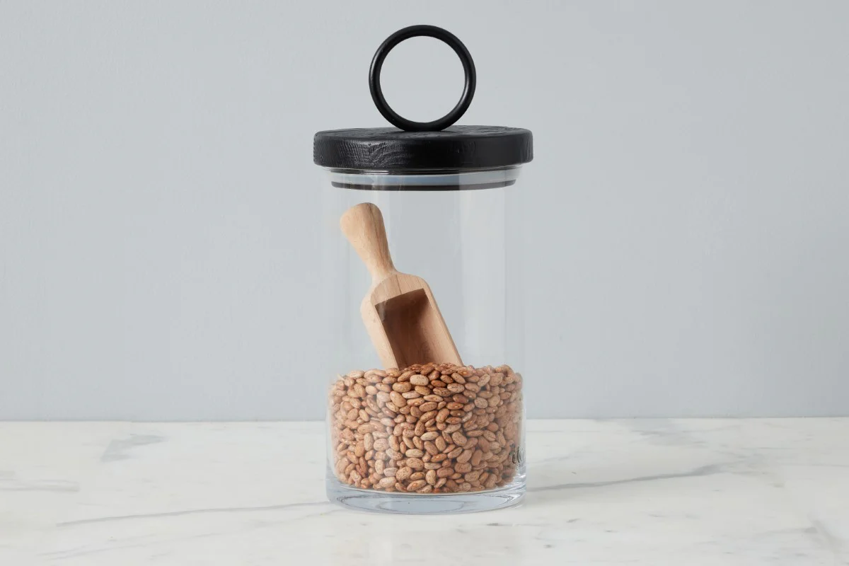 Barcelona Iron Top Canister, Medium
