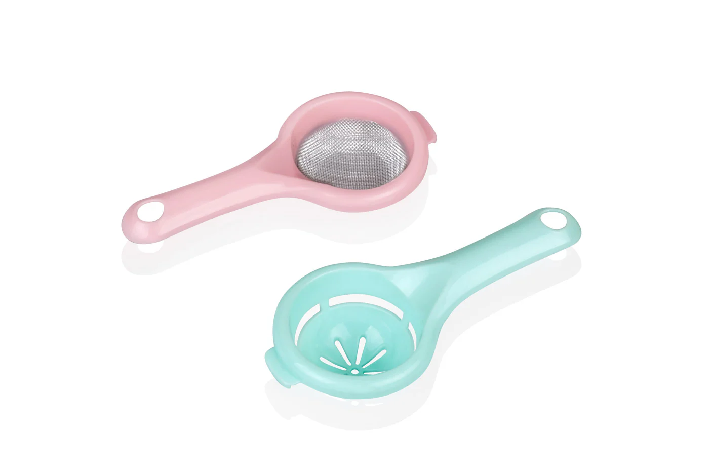 Tea Strainer + Egg Separator with handle