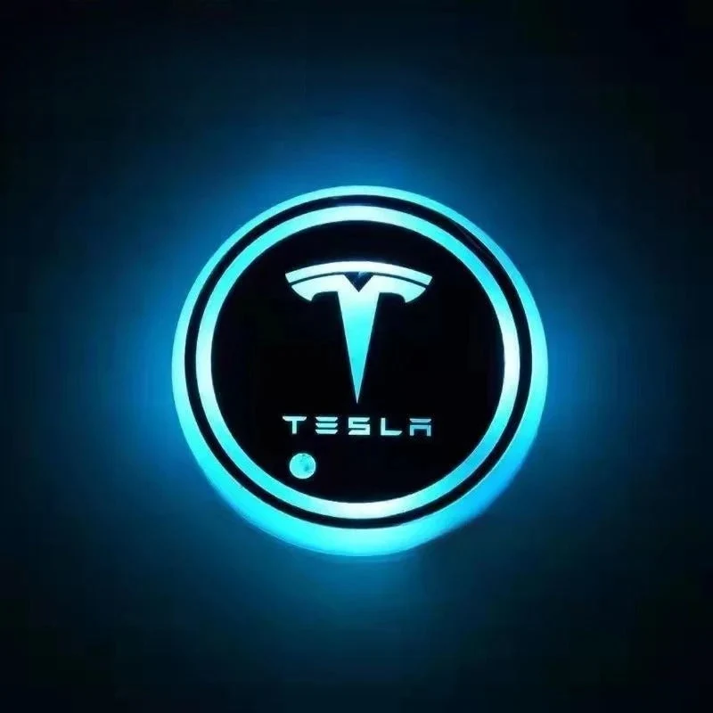 2PCS LED Car Coasters