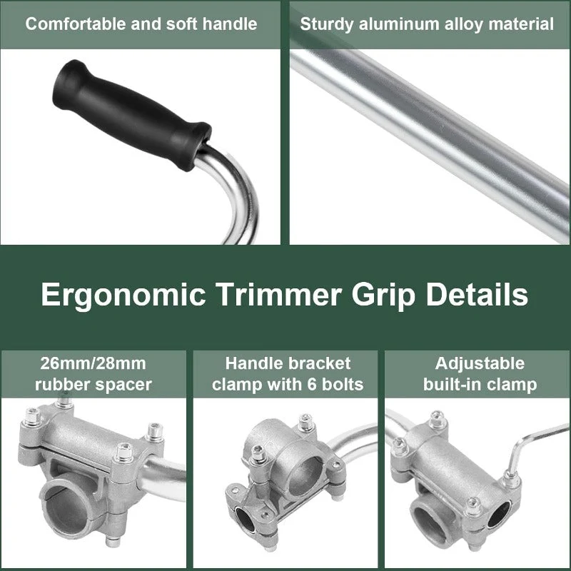 Ergonomic Back-Saving Trimmer Grip