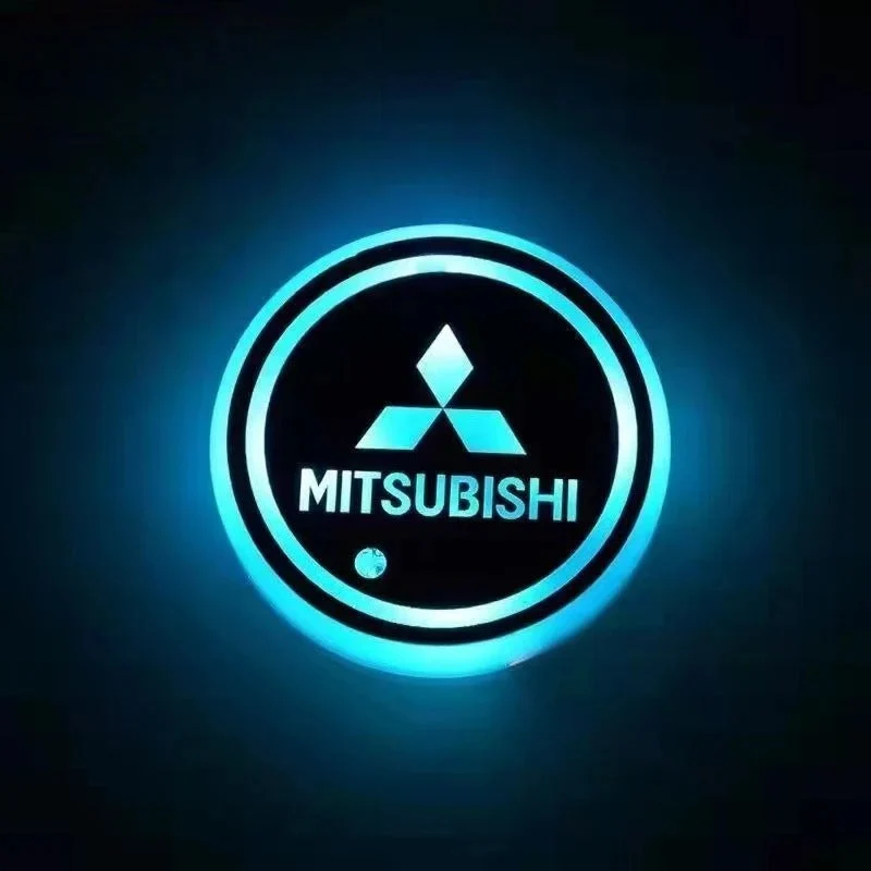 2PCS LED Car Coasters