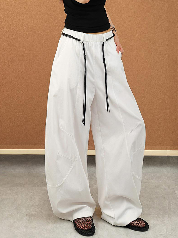 women's summer thin white quick-drying machete pants