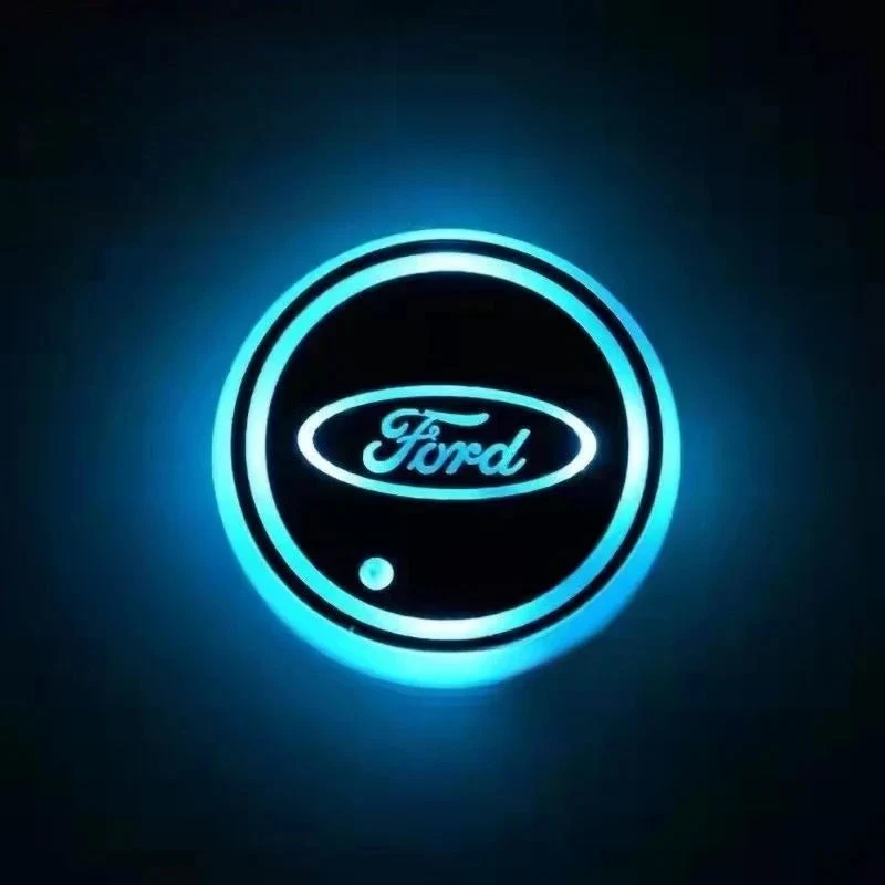 2PCS LED Car Coasters