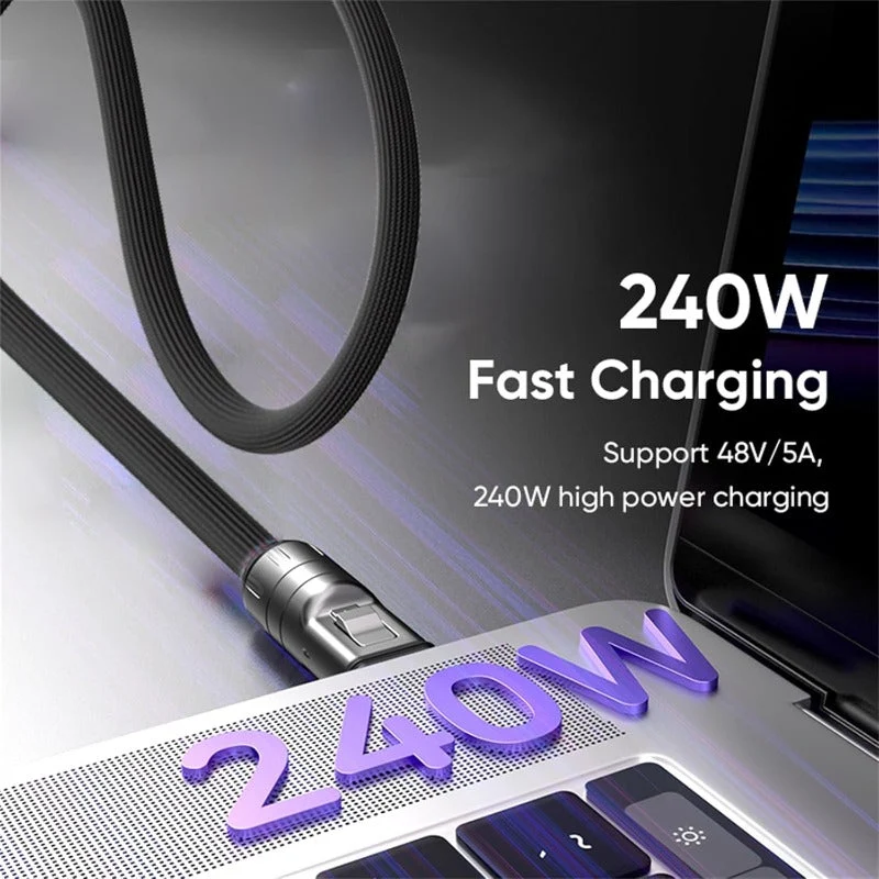 240W USB-C Lanyard Charging Cable