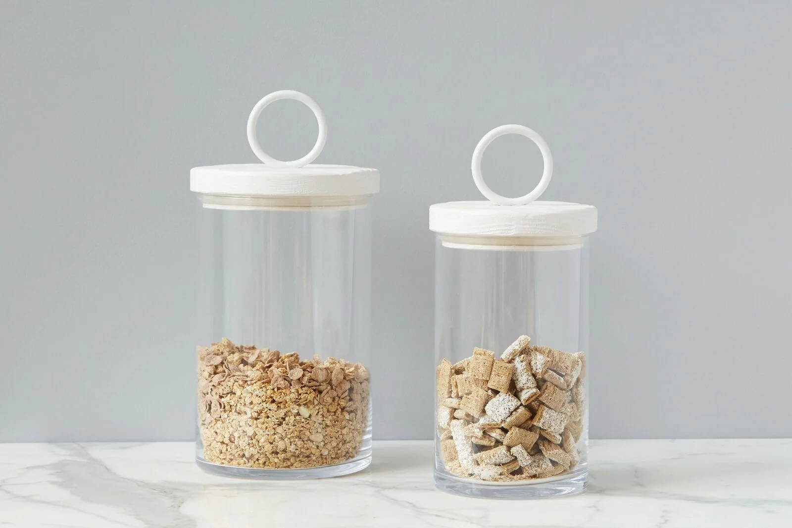 Bianca Iron Top Canister, Medium