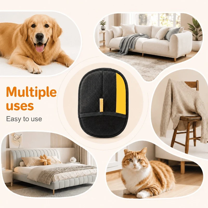 Double-Sided Pet Hair Mitten