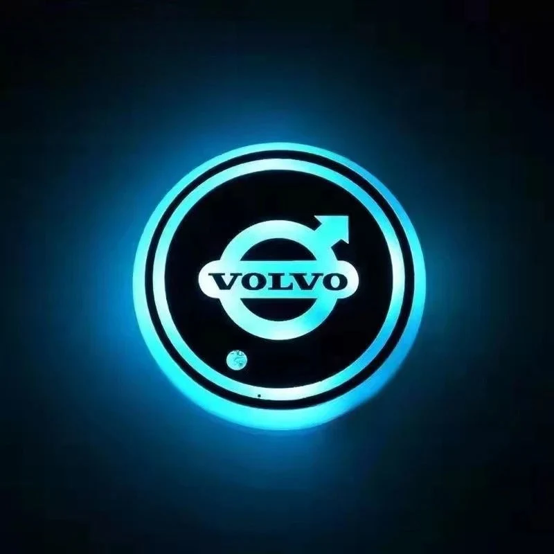 2PCS LED Car Coasters