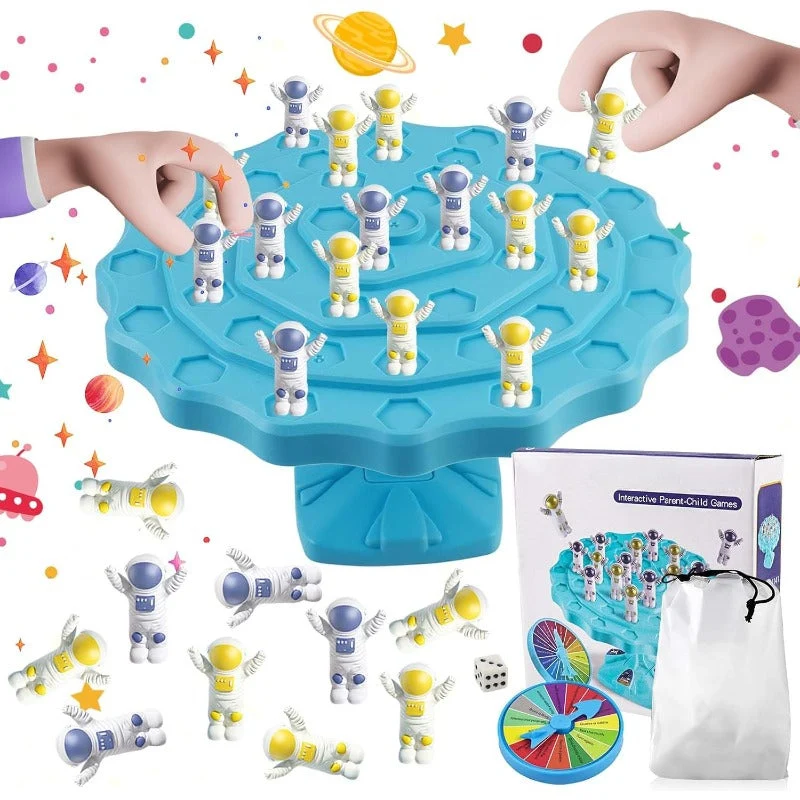 Balance Spaceman Stacking Game – Interactive STEM Toy for Kids & Parents