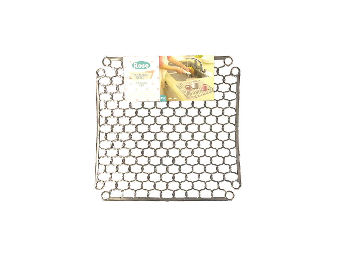 Set of 3 Kitchen Sink Scratch Protector Sink Mat Anti Slip Drainer