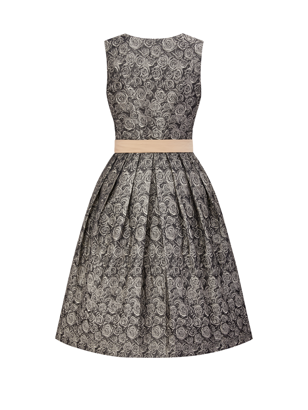 Gelb Dirndl mit Gerader Ausschnitt