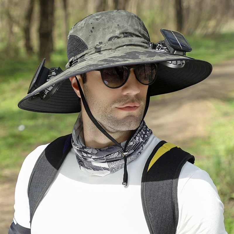 Solar Fan Hat