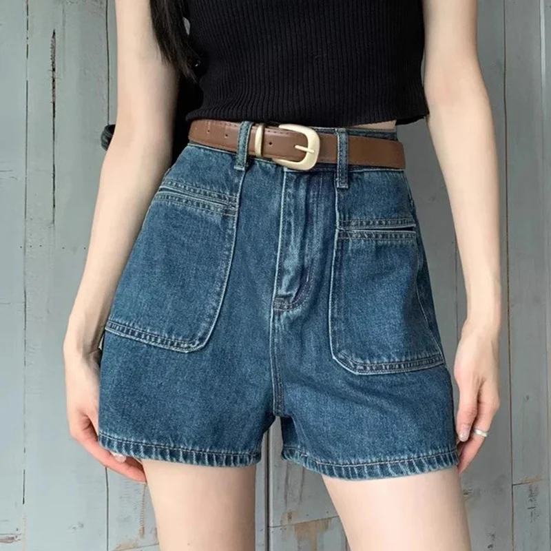High Waist Vintage Denim Shorts Summer Must-Have